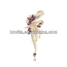 Trendy charm wedding brooch wholesale bulk brooch